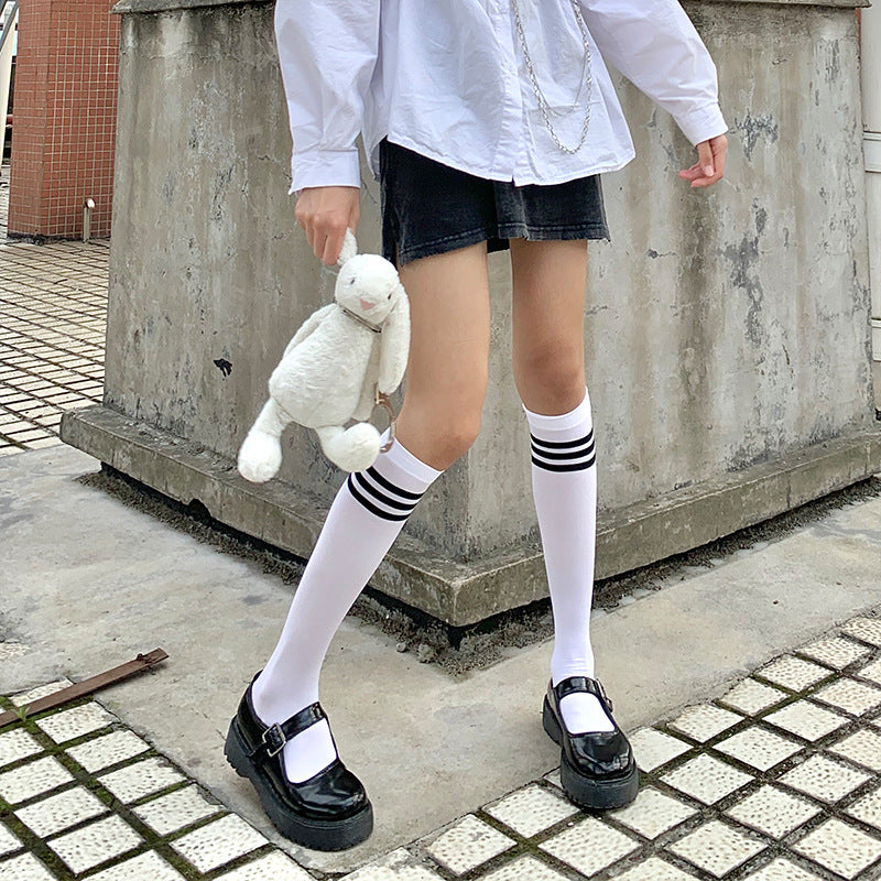 JK学院风-不过膝学生袜