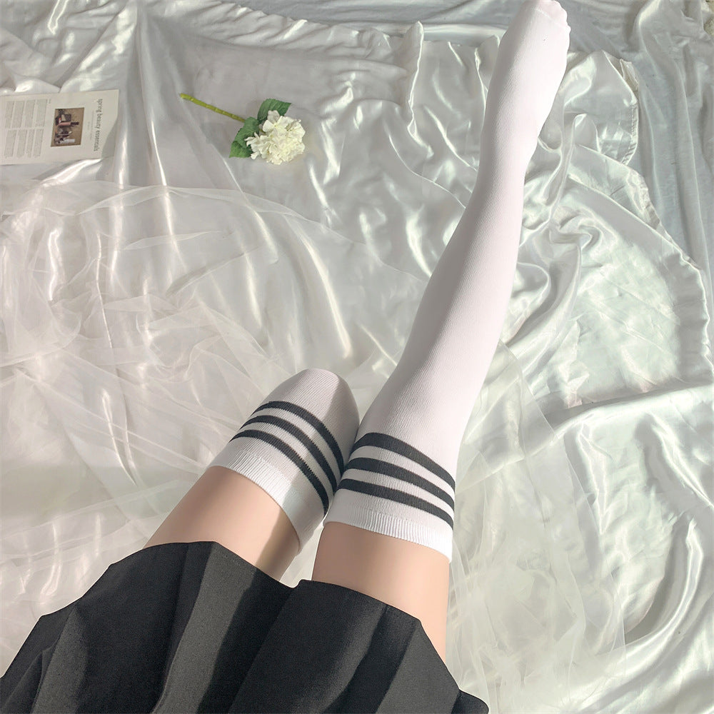 Japanese college style over-the-knee stockings S1