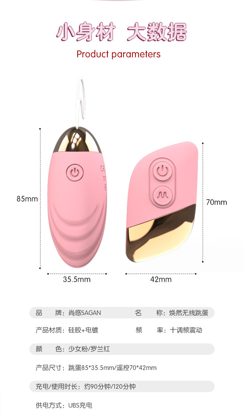 2023 new silent wireless remote vibrator