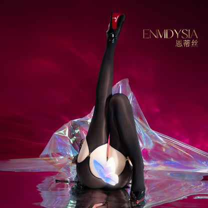 极光油亮包臀裙丝袜S163