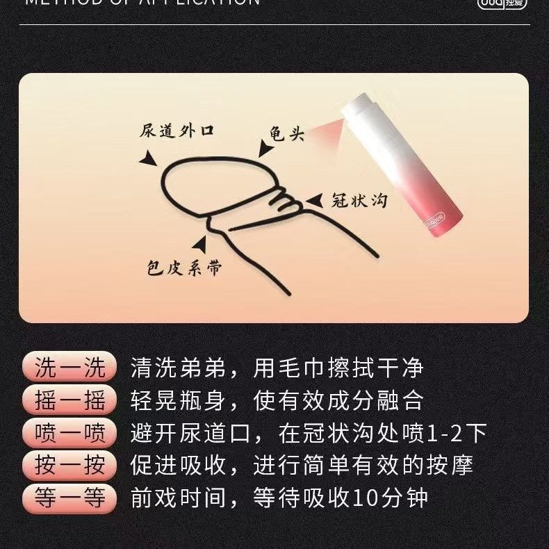 独爱外用延时喷剂（水蜜桃）10ml  L96